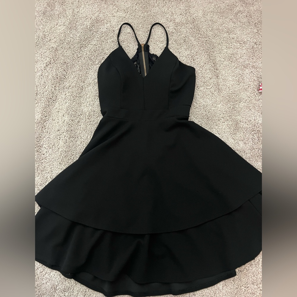 B darlin black dress